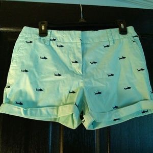 Shark shorts in mint!